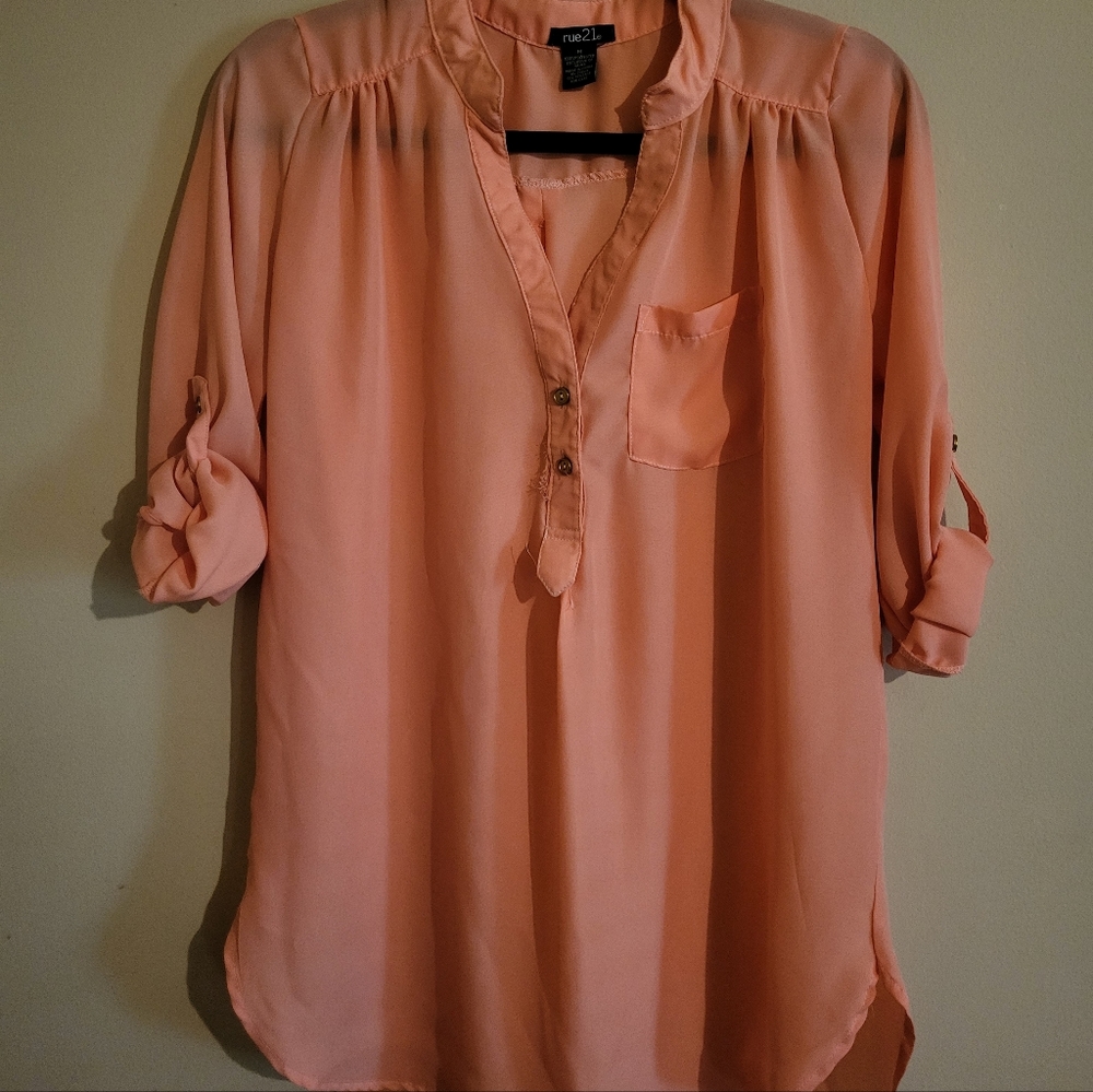 Tangerine women's top